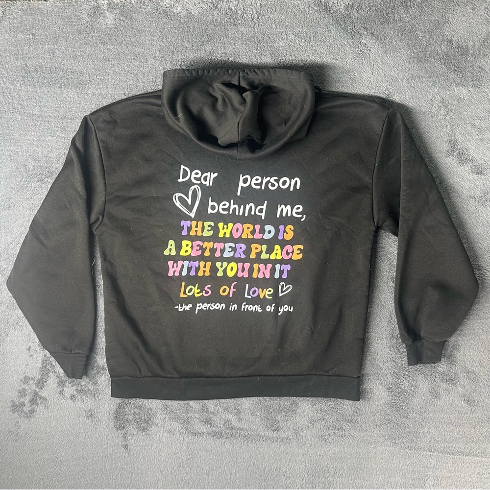 Mental Health Affirmation Dear person behind me you matter graphic Hoodie